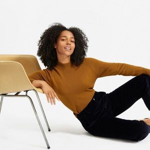 EVERLANE: Cotton Mockneck Crop